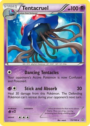 Tentacruel - 72/160 - Rare