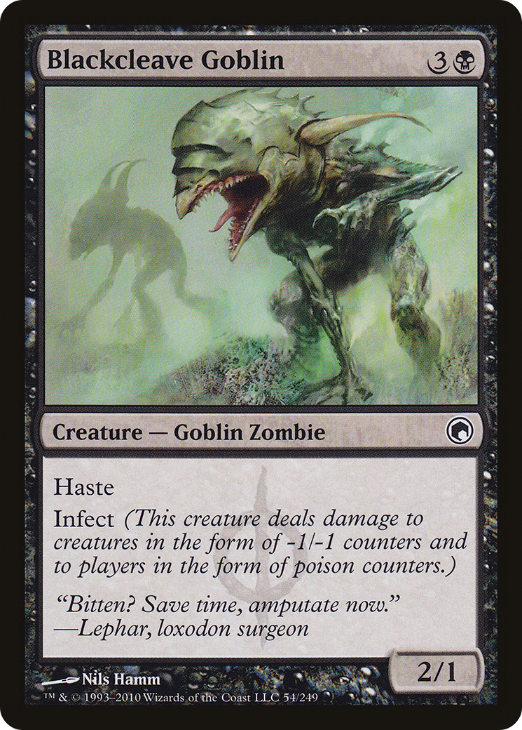 Blackcleave Goblin (SOM-054)  Foil