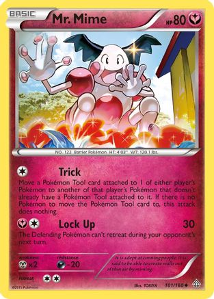 Mr. Mime - 101/160 - Uncommon - Reverse Holo