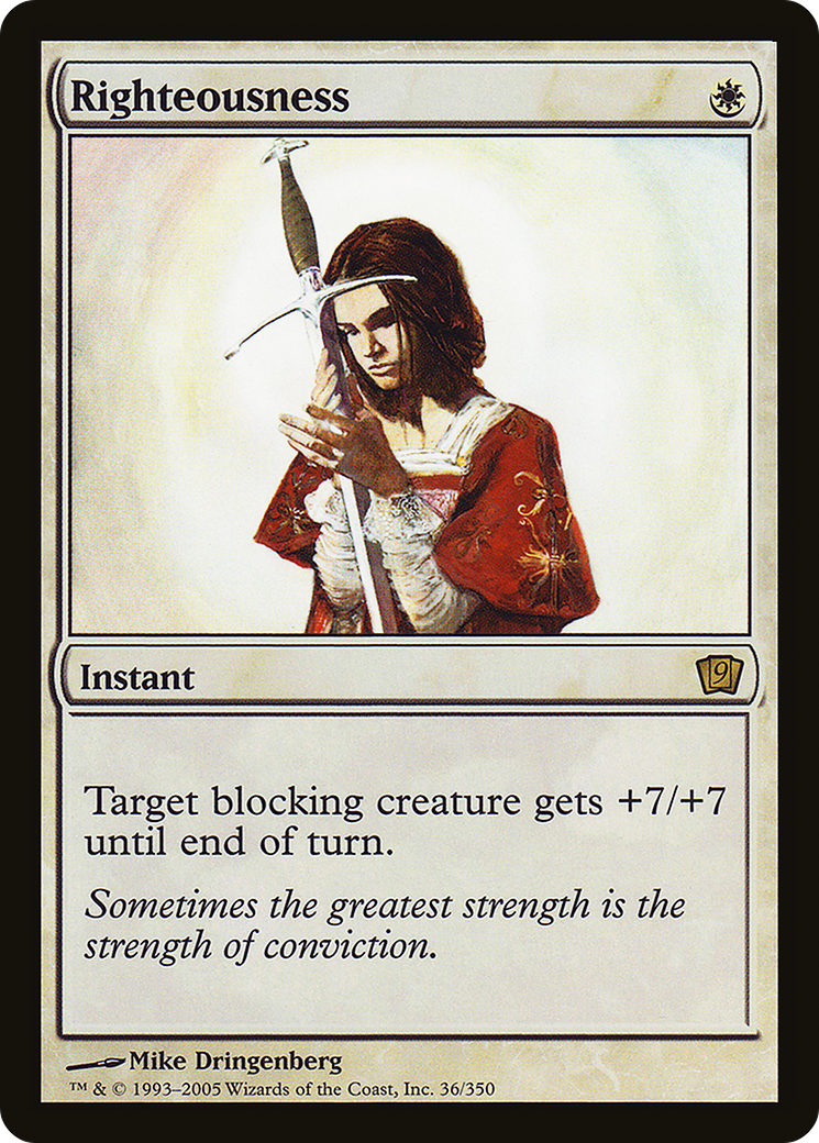 Righteousness (9ED-036)  Foil