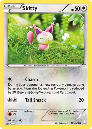 Skitty - 113/160 - Common - Reverse Holo