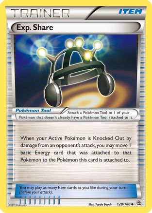 Exp. Share - 128/160 - Uncommon - Reverse Holo