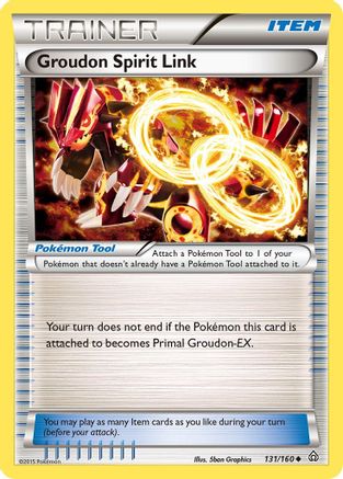 Groudon Spirit Link - 131/160 - Uncommon - Reverse Holo