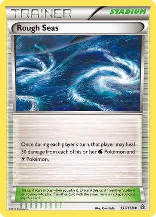 Rough Seas - 137/160 - Uncommon - Reverse Holo