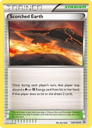 Scorched Earth - 138/160 - Uncommon - Reverse Holo
