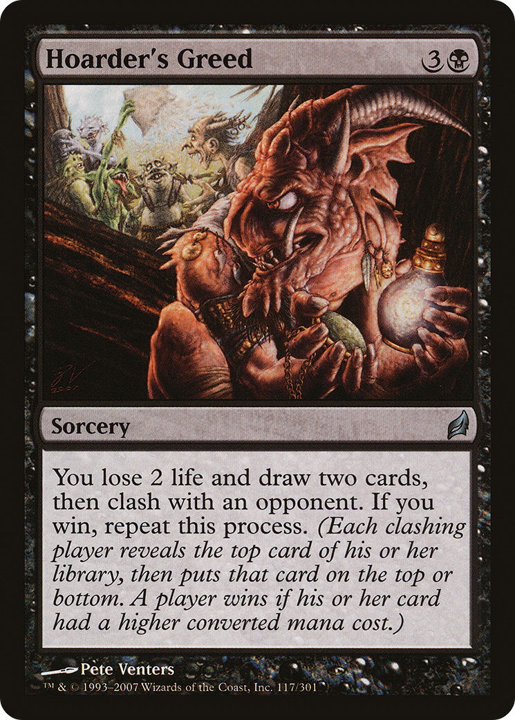 Hoarder's Greed (LRW-117)  Foil
