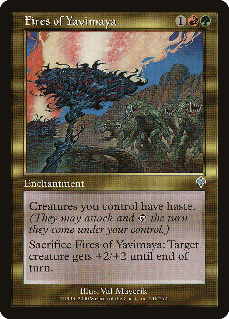 Fires of Yavimaya (INV-246)  Foil