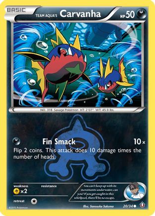 Team Aqua's Carvanha - 20/34 - Common