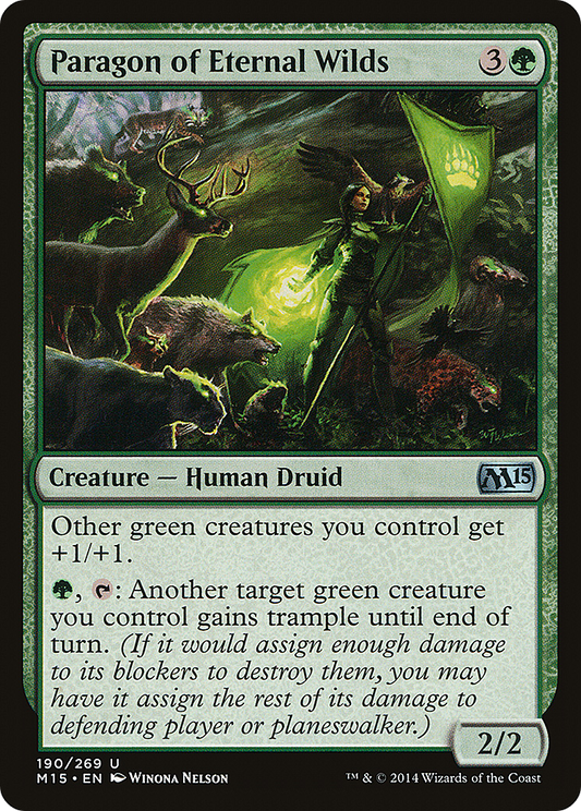 Paragon of Eternal Wilds (M15-190)  Foil