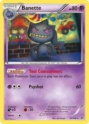 Banette (31) - 31/108 - Rare - Reverse Holo