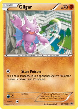 Gligar - 36/108 - Common - Reverse Holo