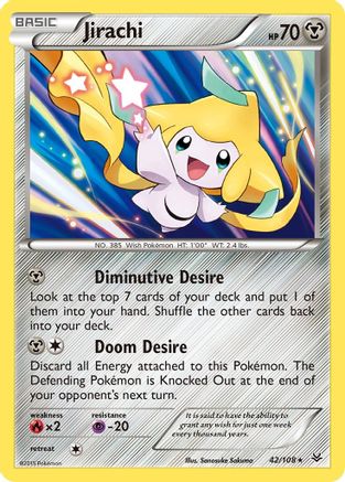 Jirachi - 42/108 - Holo Rare