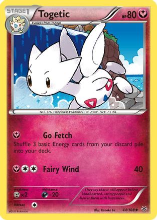 Togetic - 44/108 - Uncommon - Reverse Holo