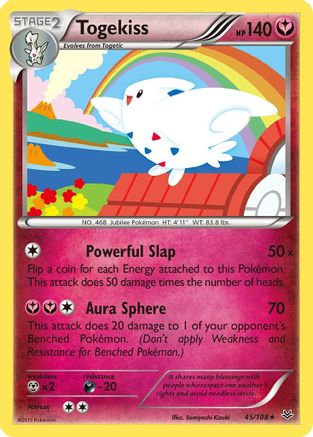 Togekiss (45) - 45/108 - Rare - Reverse Holo
