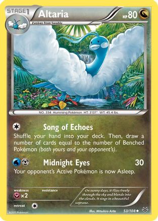 Altaria (53) - 53/108 - Uncommon - Reverse Holo