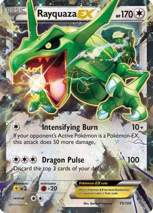 Rayquaza EX (75) - 75/108 - Ultra Rare