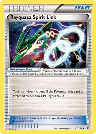 Rayquaza Spirit Link - 87/108 - Uncommon - Reverse Holo