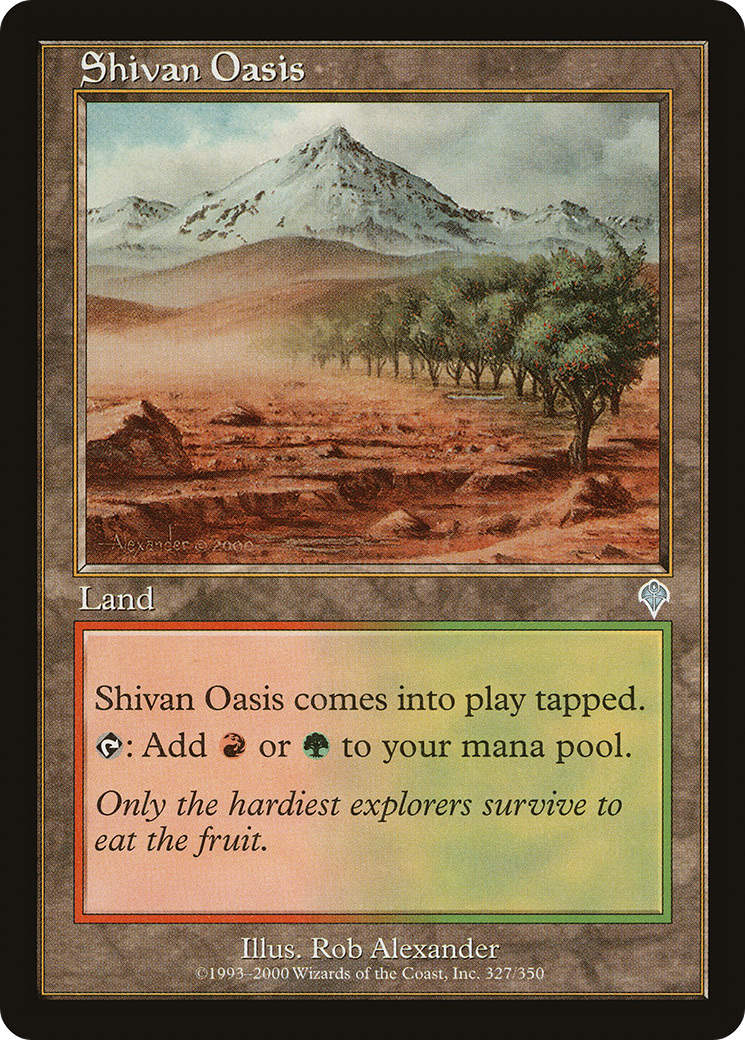 Shivan Oasis (INV-327)  Foil