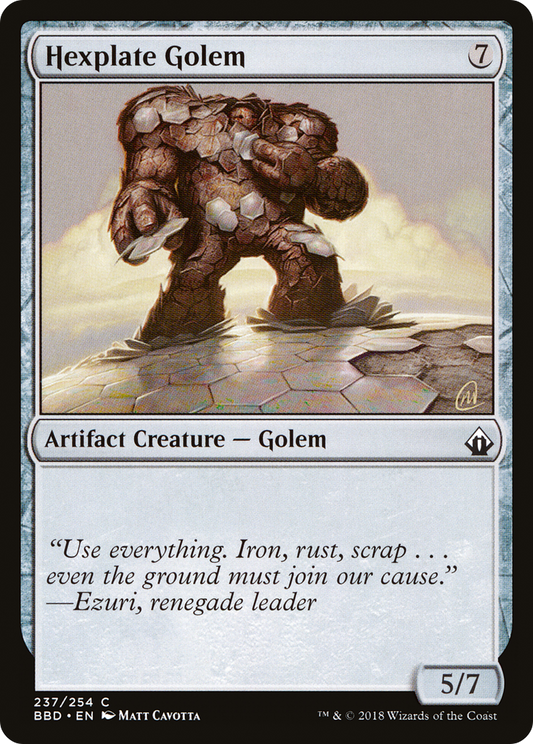 Hexplate Golem (BBD-237)