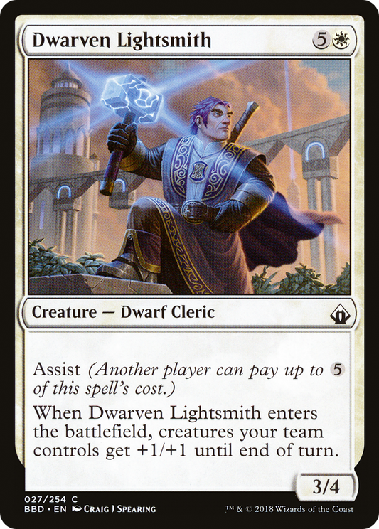 Dwarven Lightsmith (BBD-027)  Foil