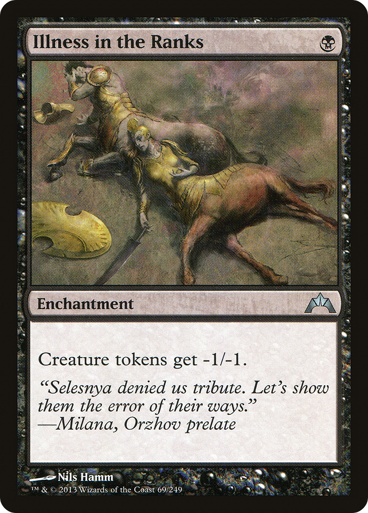 Illness in the Ranks (GTC-069)  Foil