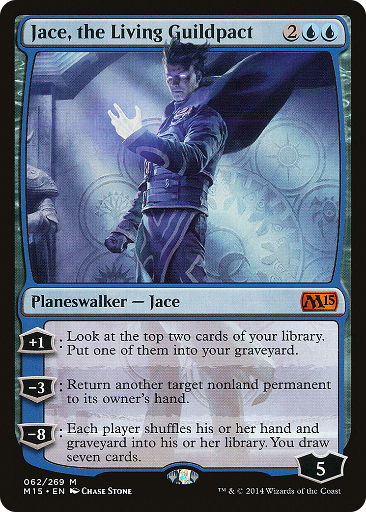 Jace, the Living Guildpact (M15-062)  Foil