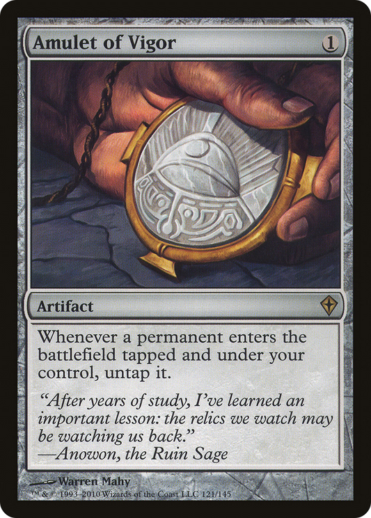 Amulet of Vigor (WWK-121)  Foil
