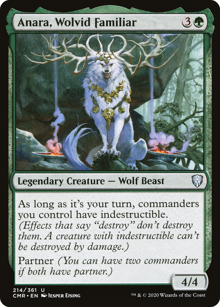Anara, Wolvid Familiar (CMR-214)  Foil