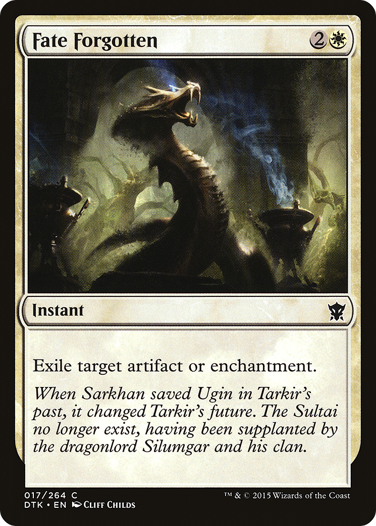 Fate Forgotten (DTK-017)  Foil