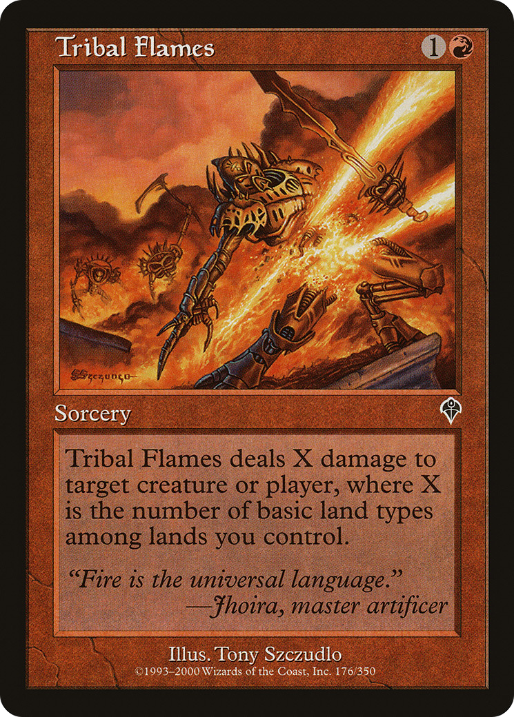 Tribal Flames (INV-176)  Foil