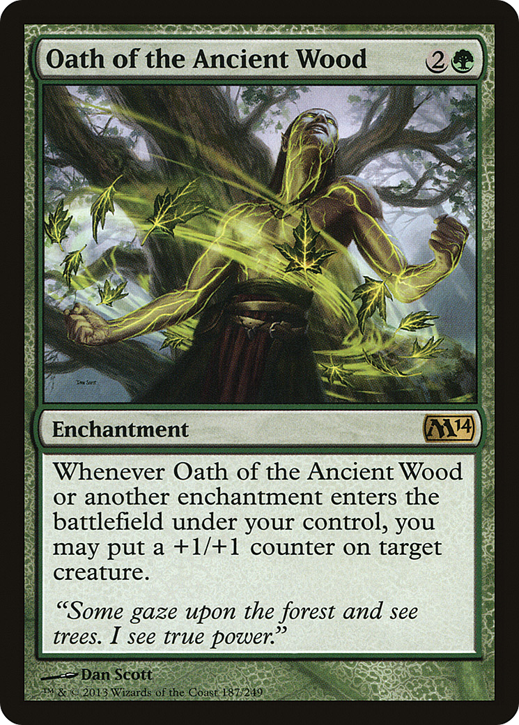 Oath of the Ancient Wood (M14-187)  Foil