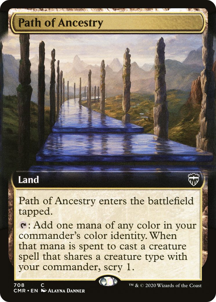 Path of Ancestry (Extended Art) (CMR-708)  Foil