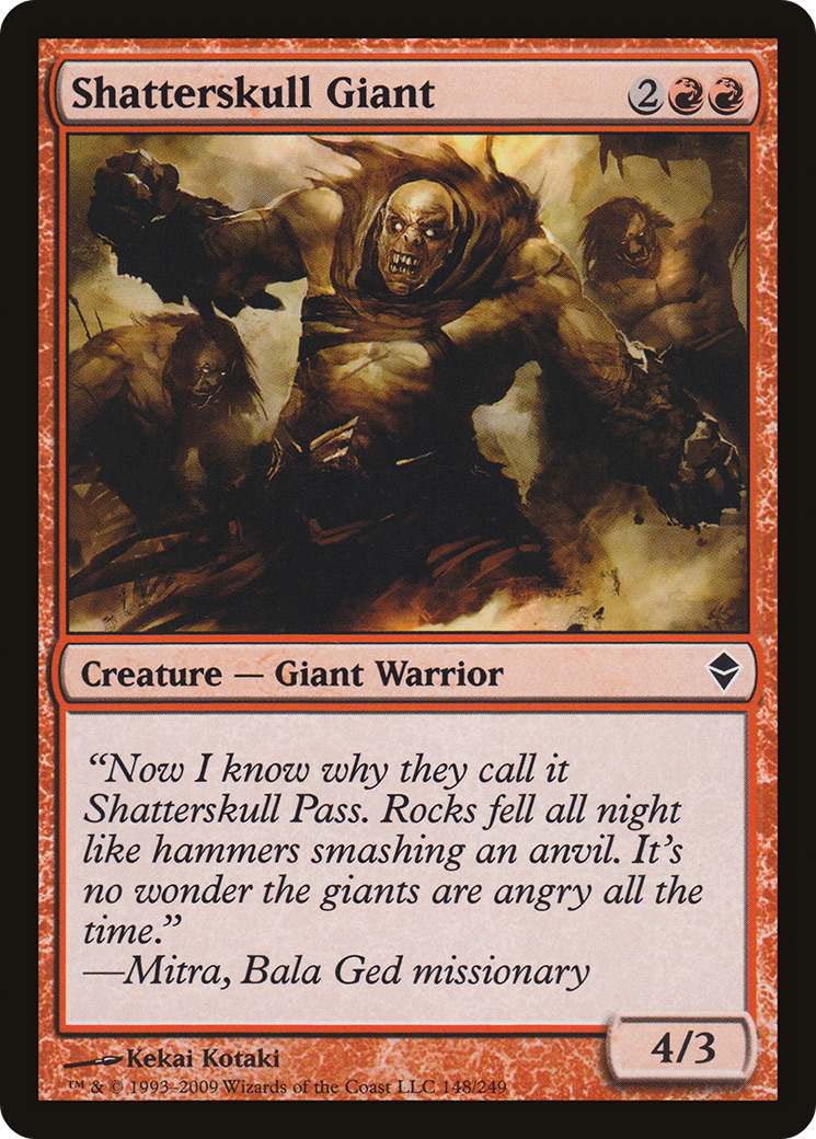 Shatterskull Giant (ZEN-148)  Foil