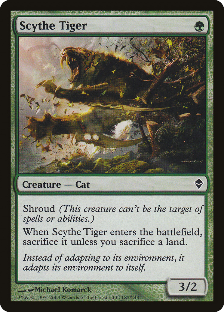 Scythe Tiger (ZEN-183)  Foil
