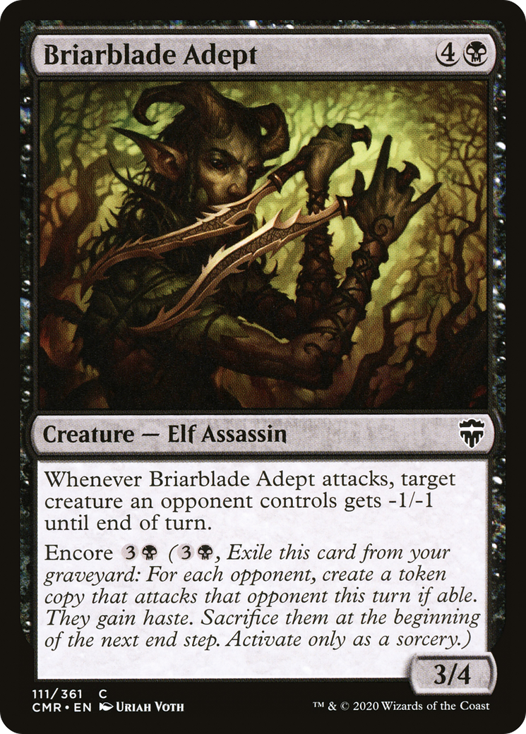 Briarblade Adept (CMR-111)  Foil
