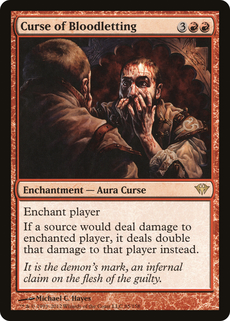 Curse of Bloodletting (DKA-085)  Foil