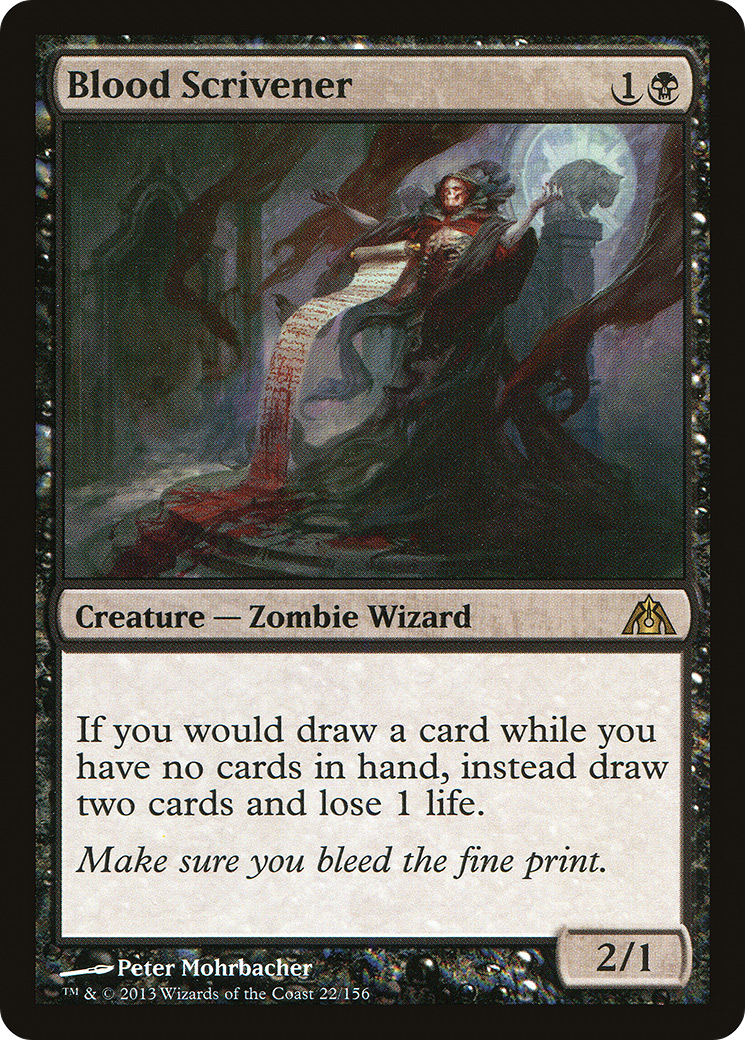 Blood Scrivener (DGM-022)  Foil