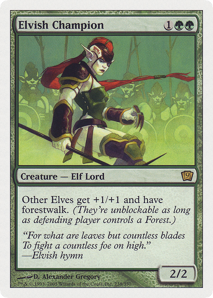 Elvish Champion  Foil