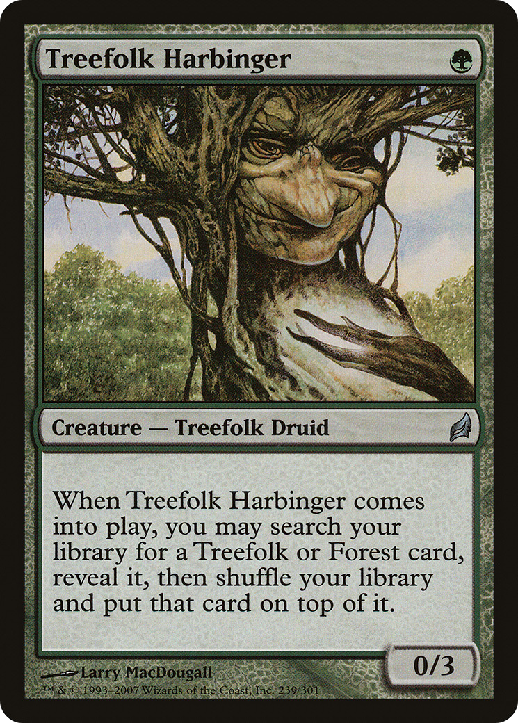 Treefolk Harbinger (LRW-239)  Foil