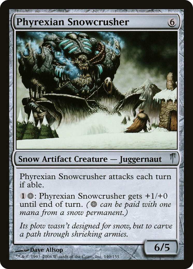 Phyrexian Snowcrusher (CSP-140)