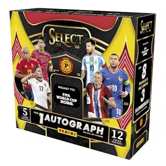 2025 PANINI ROAD TO WORLD CUP SOCCER SELECT INTERNATIONAL HOBBY BOX