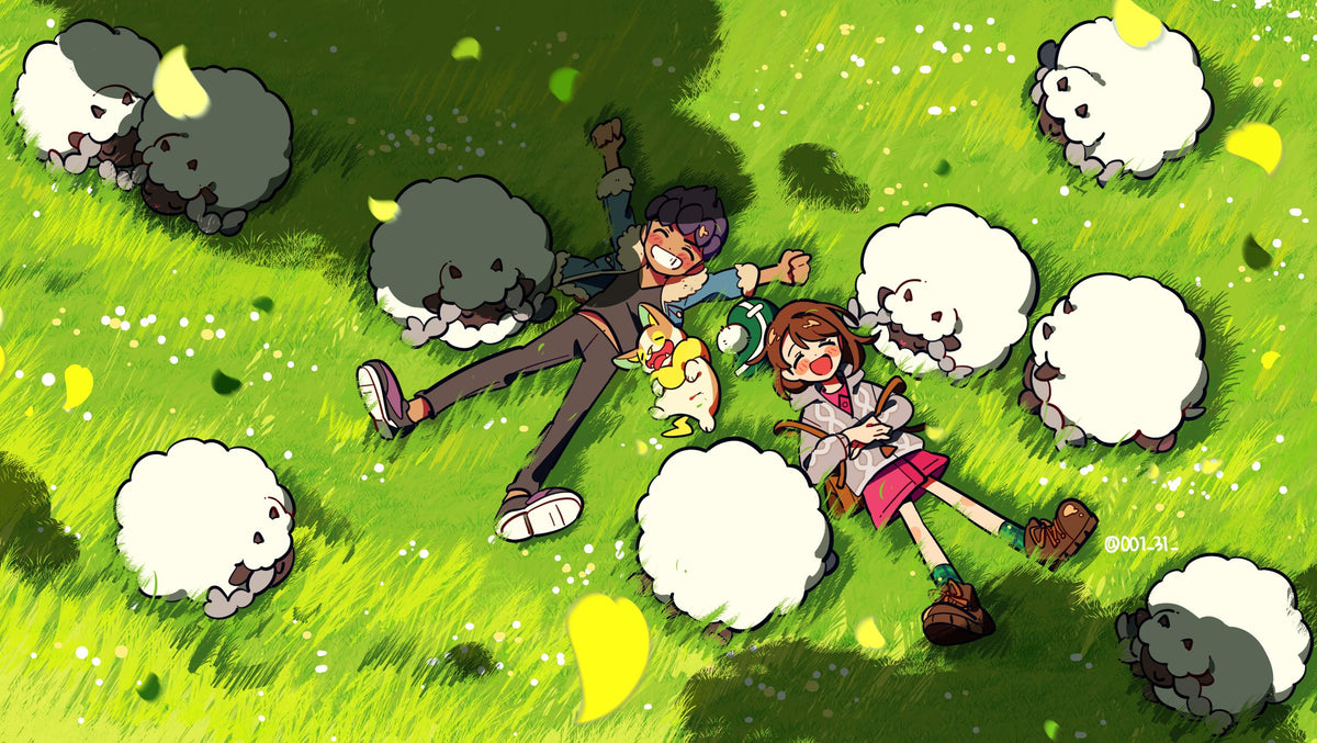 Pokemon Oversized Mouse Pad - Custom Made - Various Styles