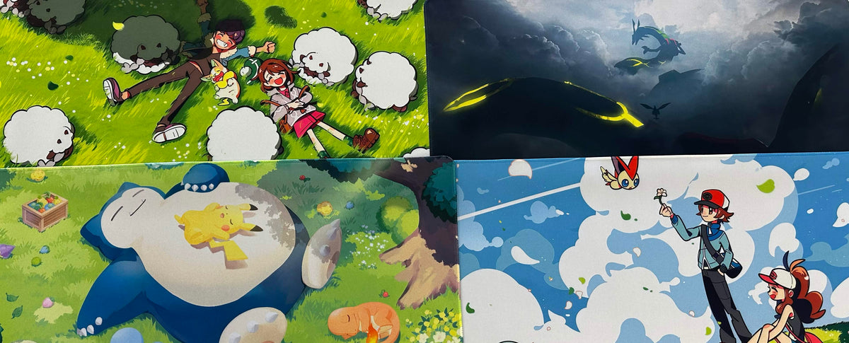 Pokemon Oversized Mouse Pad - Custom Made - Various Styles