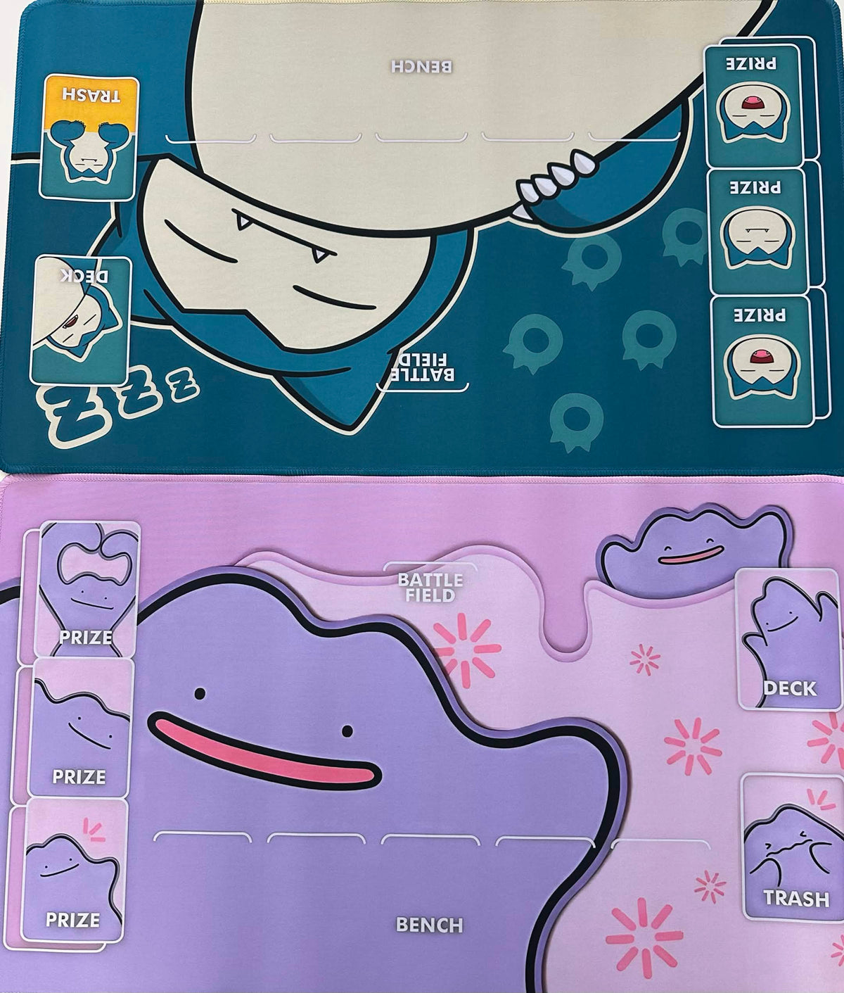 Pokemon Playmat with Card Zones -Custom Made - Various Styles