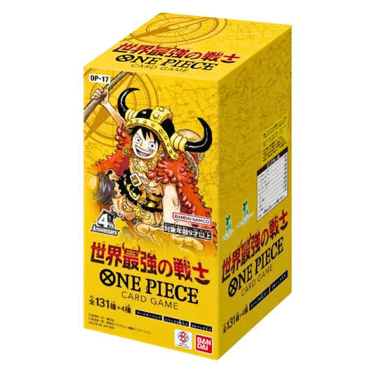 One Piece - OP17 The World's Strongest Warriors Booster Box (Japanese)