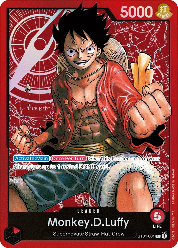 Monkey.D.Luffy - ST01-001 - Leader