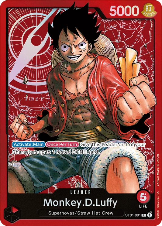Monkey.D.Luffy - ST01-001 - Leader