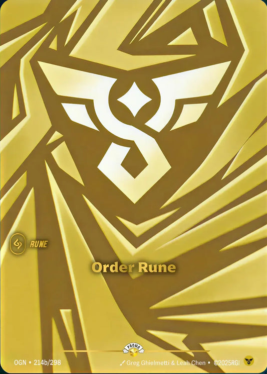 Order Rune - 214b/298 - Promo