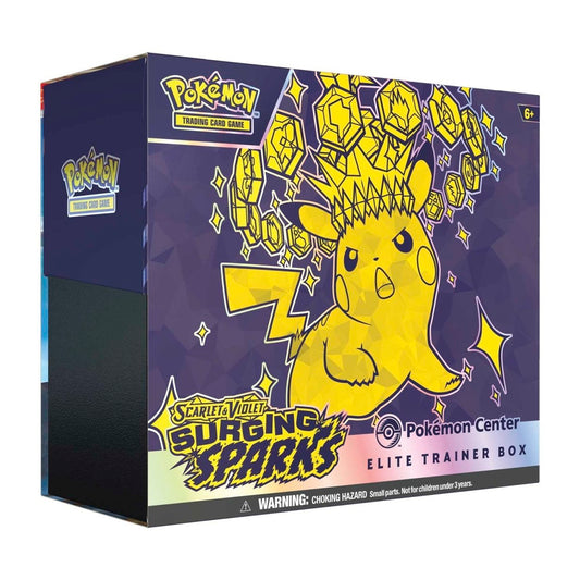 Pokémon Scarlet & Violet Surging Sparks Pokemon Center Elite Trainer Box