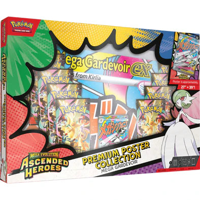 POKEMON - MEGA EVOLUTION - ASCENDED HEROES - POSTER COLLECTION - MEGA GARDEVOIR EX